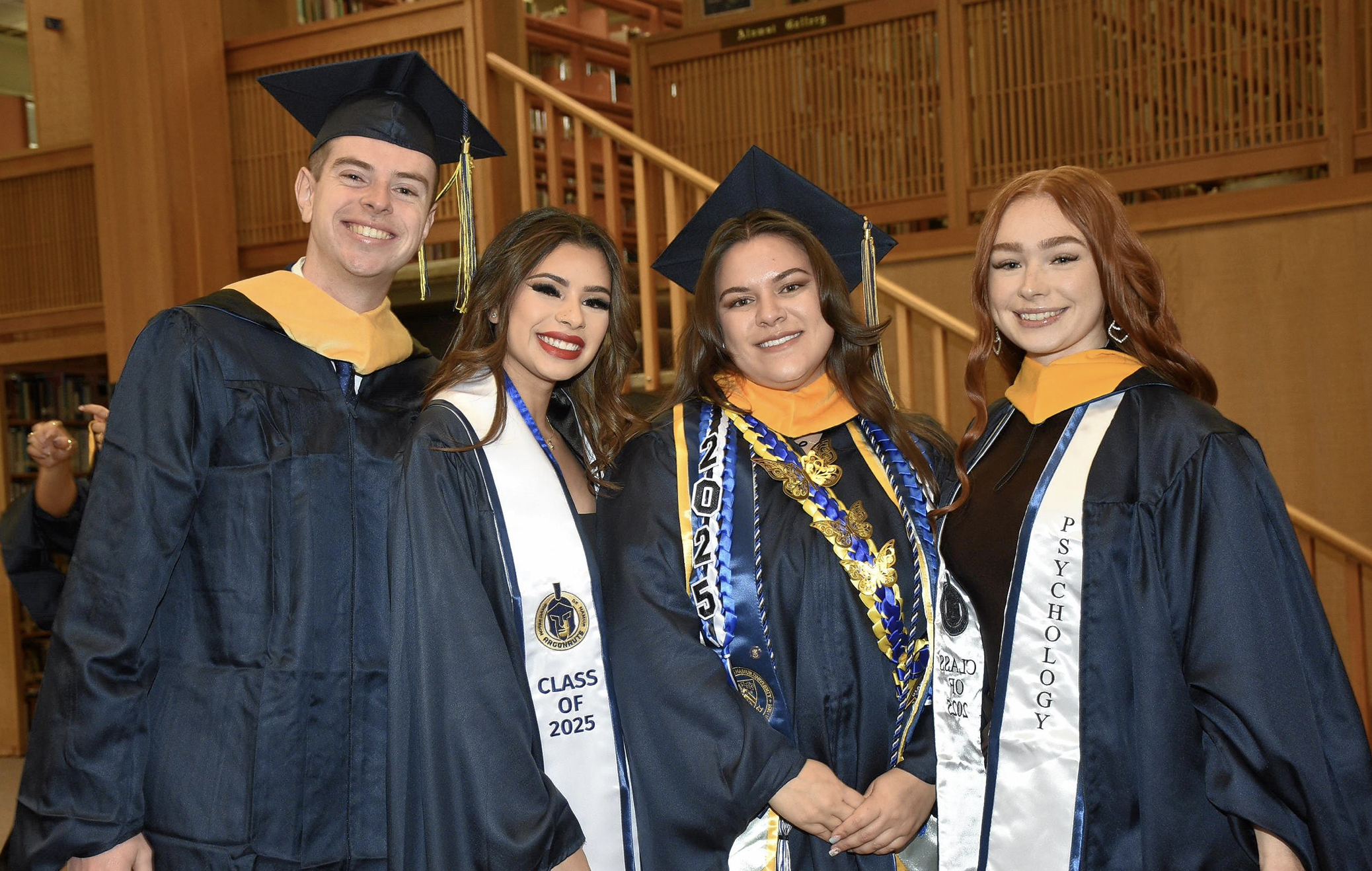 Students at graduation