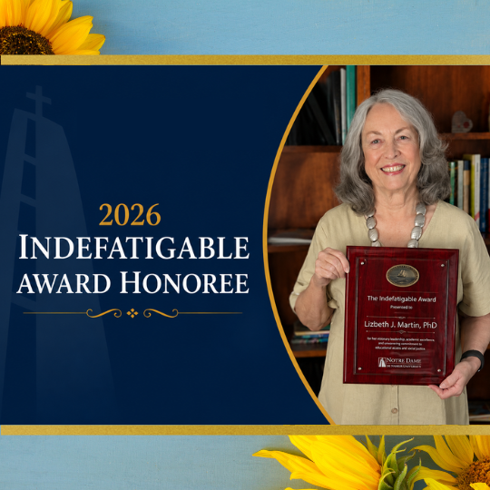 Beth Martic with Award